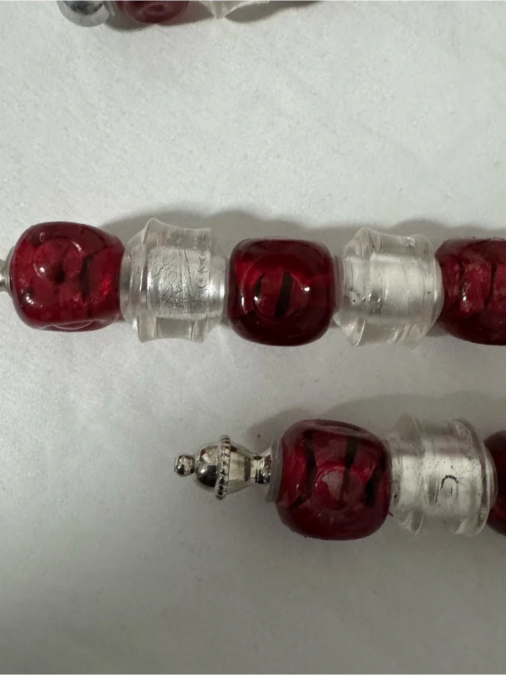 Beaded 3 Pc Pampered Chef Serving Set,Butter Knife Pie Sever & Ice Scoop Red/Clr